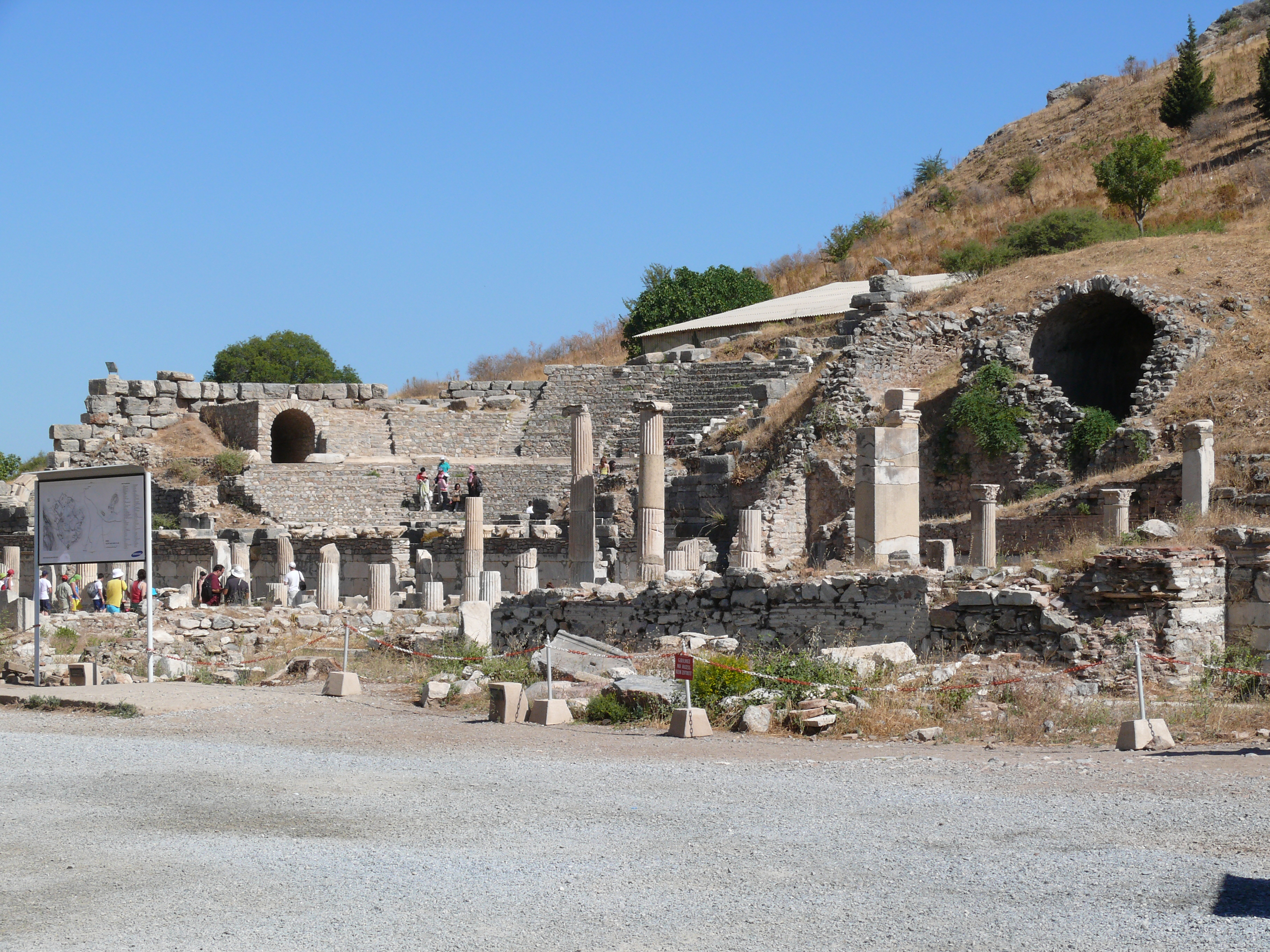 Ancient Ruins With Columns, buildings fine art print by UNFRAMED Archive, 24 x 16 in