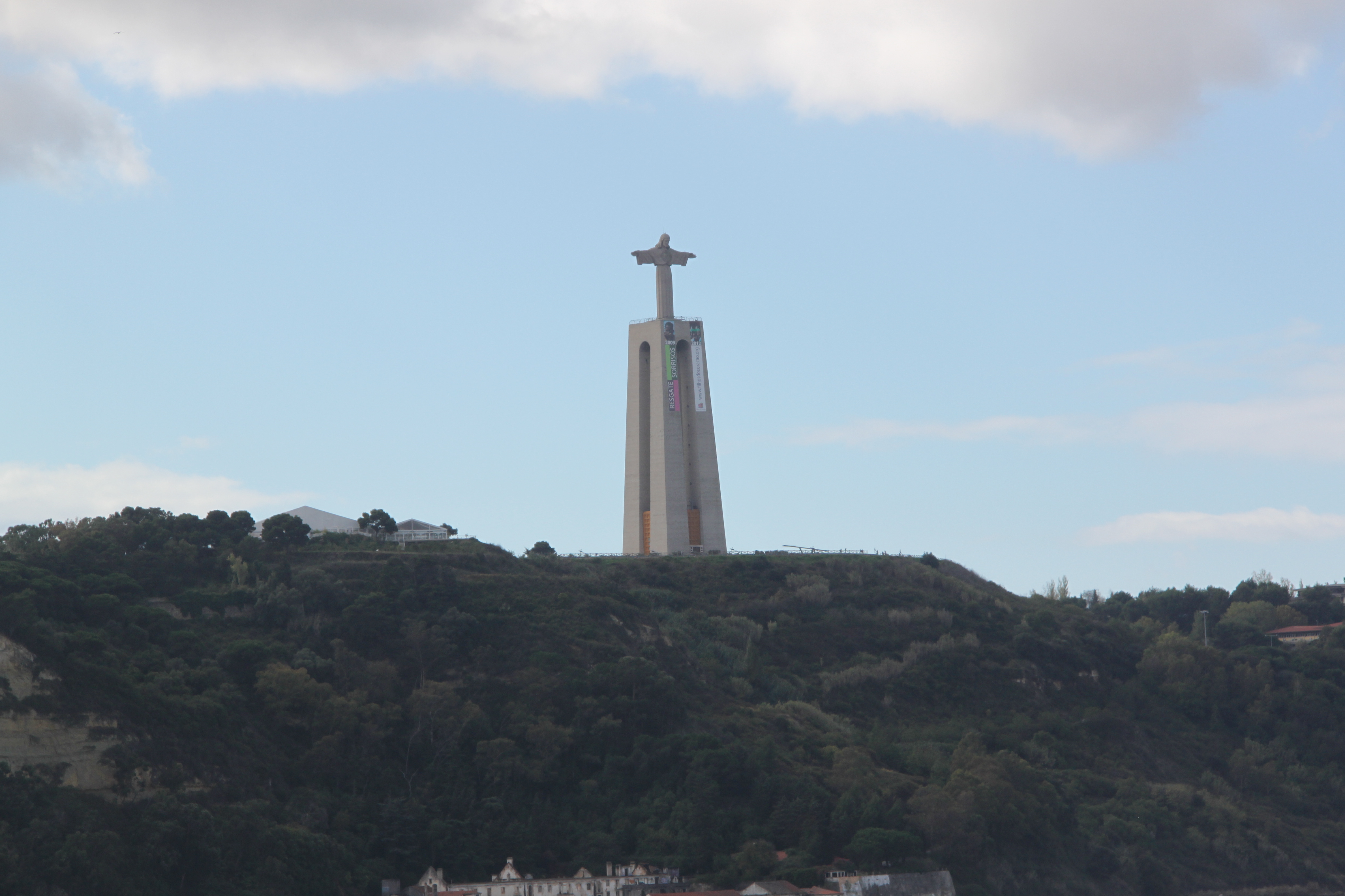 Christ The King Statue Lisbon, buildings fine art print by UNFRAMED Archive, 24 x 16 in
