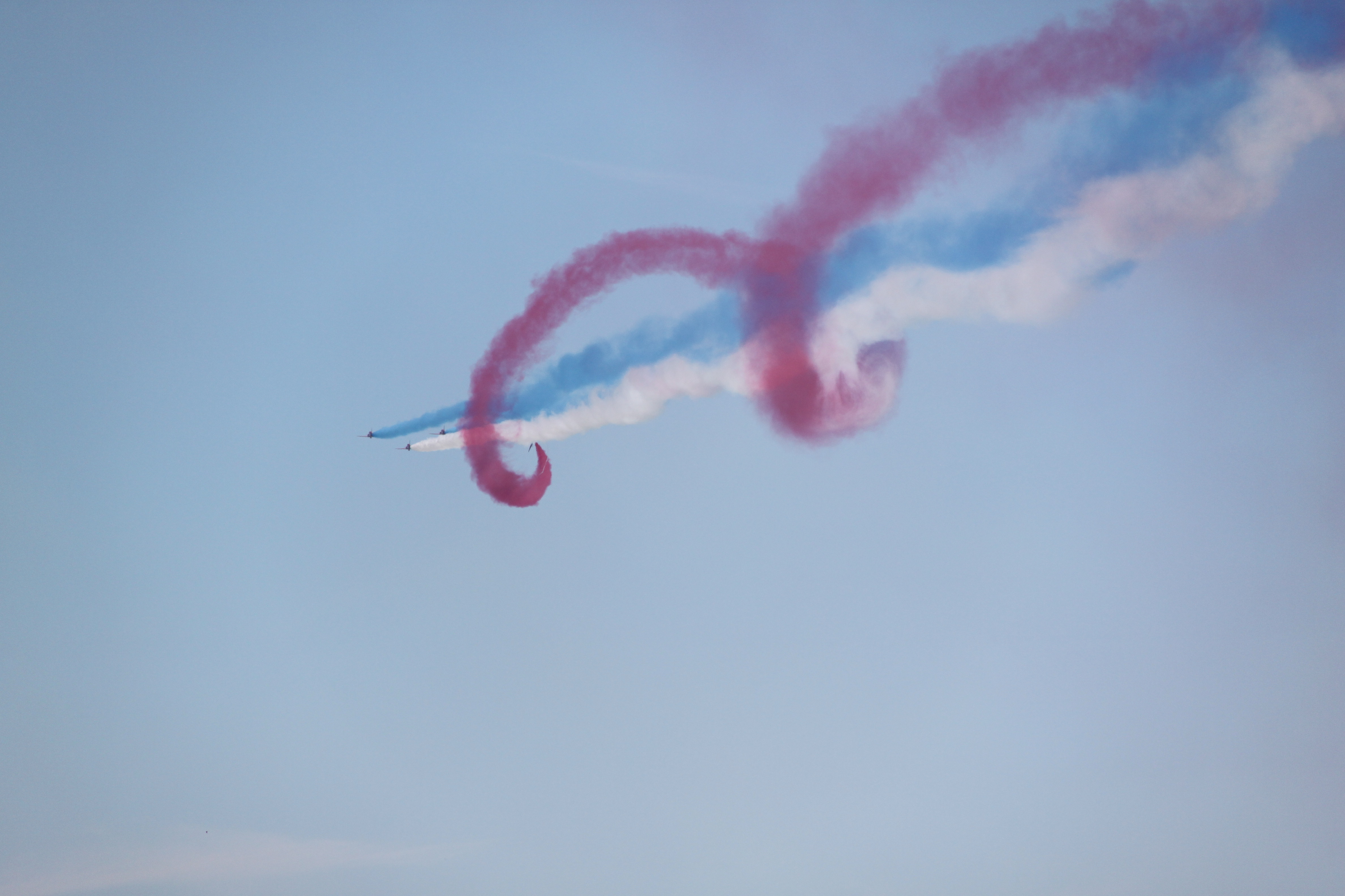 Acrobatic Jets Smoke Trails, misc fine art print by UNFRAMED Archive, 24 x 16 in