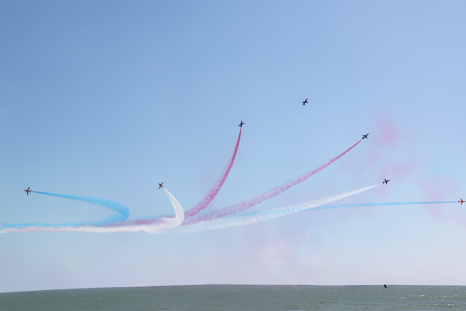 Aerial Jet Formation Display, misc fine art print by UNFRAMED Archive, 24 x 16 in
